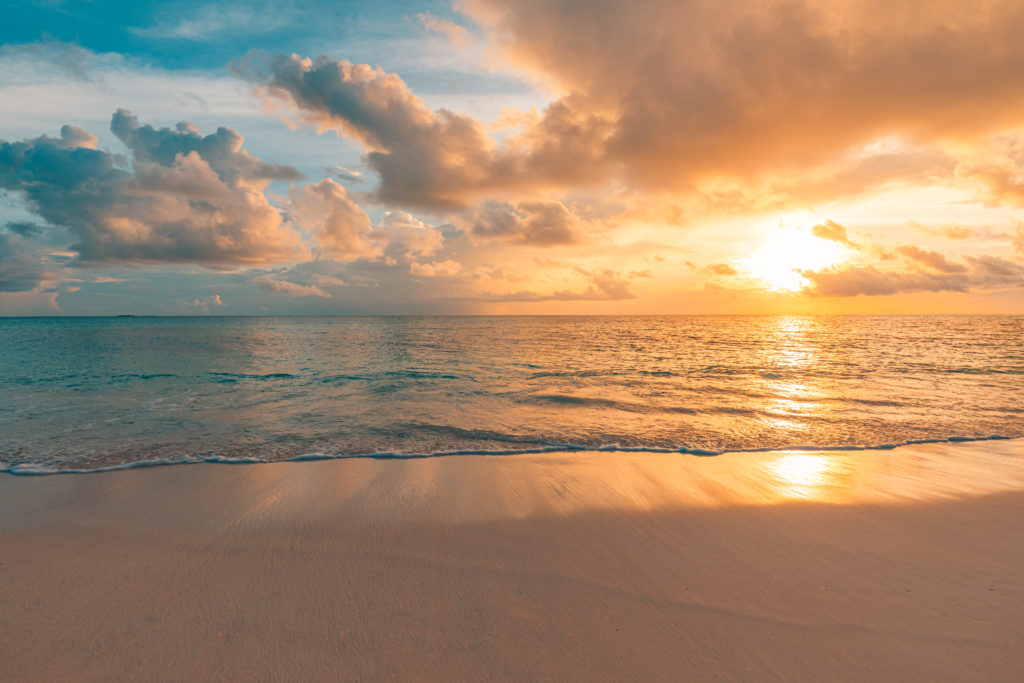 Closeup,Sea,Sand,Beach.,Panoramic,Beach,Landscape.,Inspire,Tropical,Beach