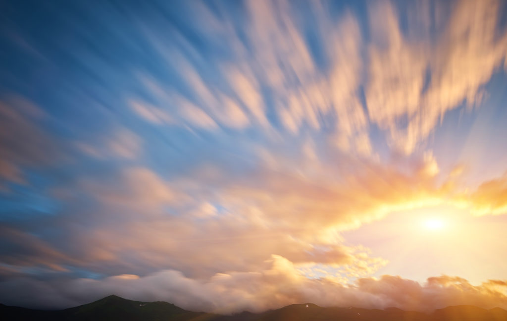 Beautiful,Sunset,And,Pine,Forest,In,Carpathian,Mountains