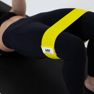 Person using ABF resistance band
